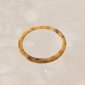 Vintage Yellow Marbled Butterscotch Bangle